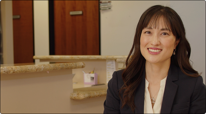 Video still frame_Dr. Esther Kim video